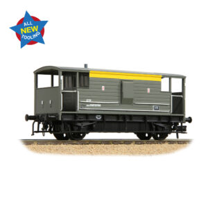 Bachmann 38-979 LMS 20T Brake Van BR Engineers Grey & Yellow - OO Gauge