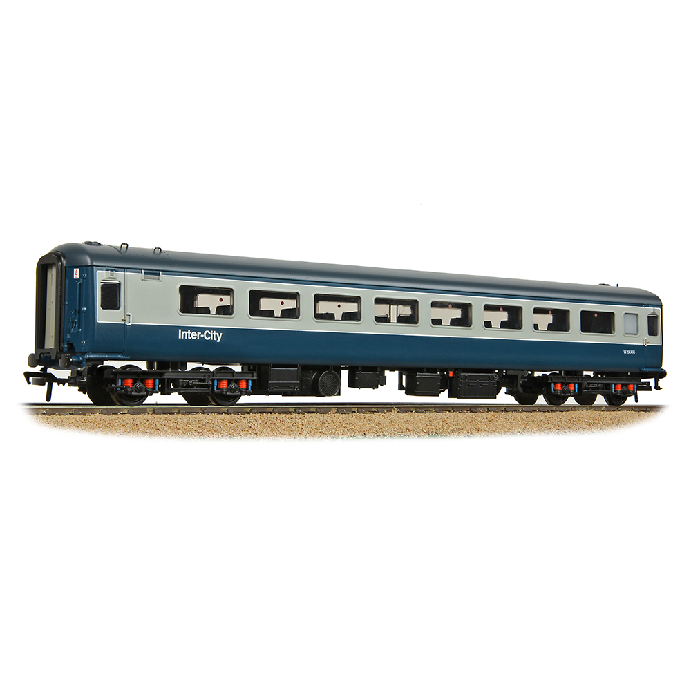 Bachmann 39-675B BR Mk2F TSO Tourist Second Open BR Blue & Grey (Inter-City) - OO Gauge