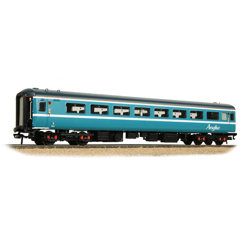 Bachmann 39-676 BR Mk2F TSO Tourist Second Open Anglia - OO Gauge