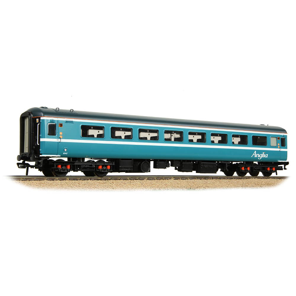 Bachmann 39-676A BR Mk2F TSO Tourist Second Open Anglia - OO Gauge