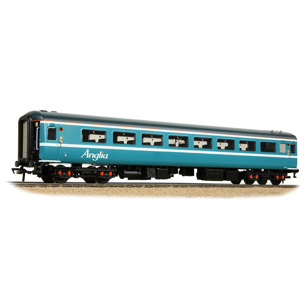 Bachmann 39-676A BR Mk2F TSO Tourist Second Open Anglia - OO Gauge