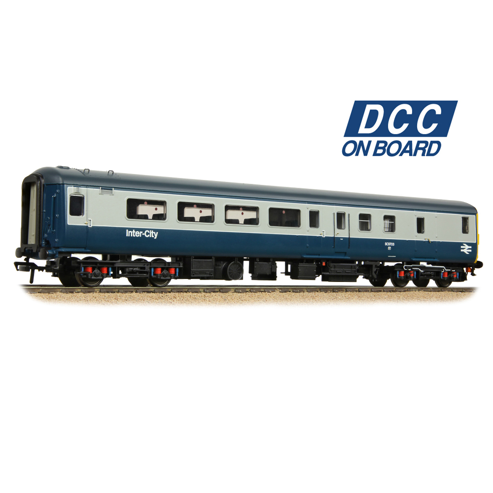 Bachmann 39-725ADC BR Mk2F DBSO Driving Brake Second Open BR Blue & Grey (Inter-City) - OO Gauge (Copy)