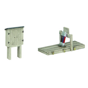 Bachmann Scenecraft 44-0145 Wigmore 4-Lever Open Ground Frame - 1:76 Gauge