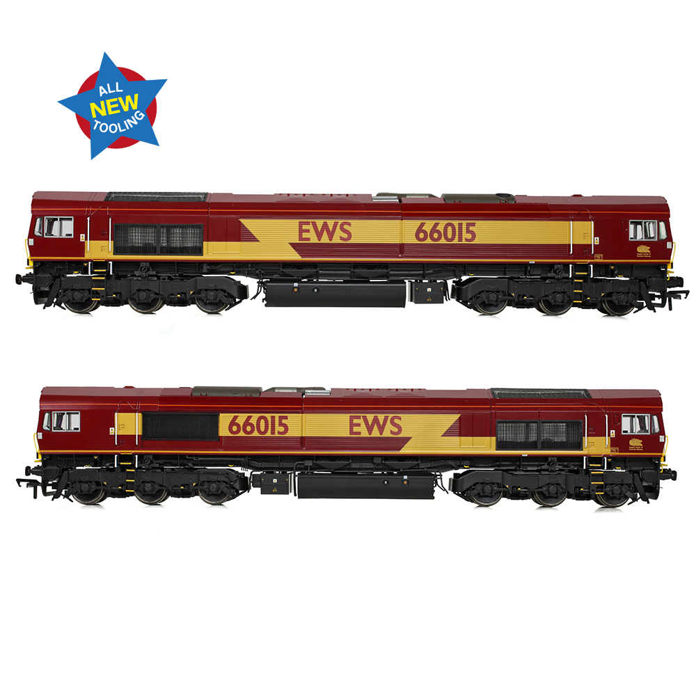 Bachmann 50-000 Class 66/0 66015 EWS - OO Gauge