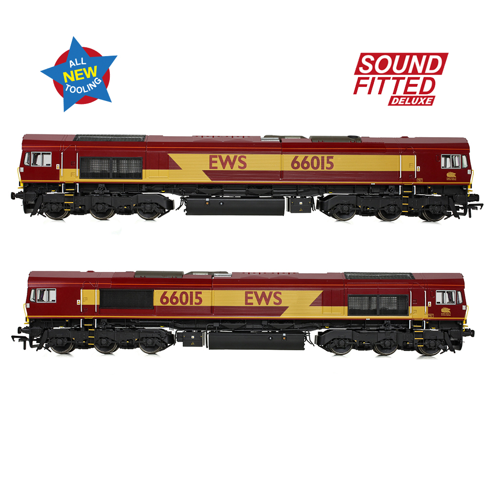Bachmann 50-000SFX Class 66/0 66015 EWS - OO Gauge