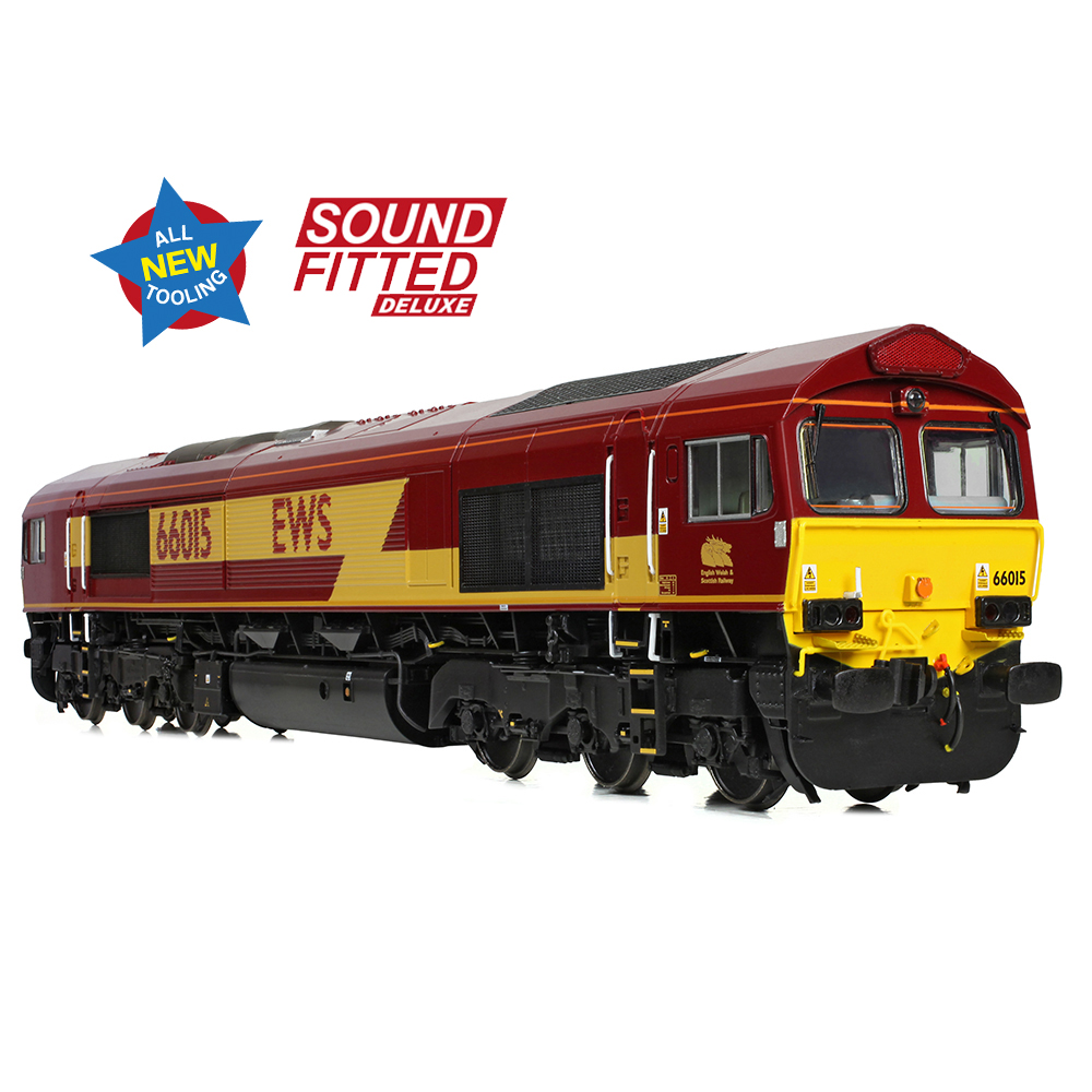 Bachmann 50-000SFX Class 66/0 66015 EWS - OO Gauge