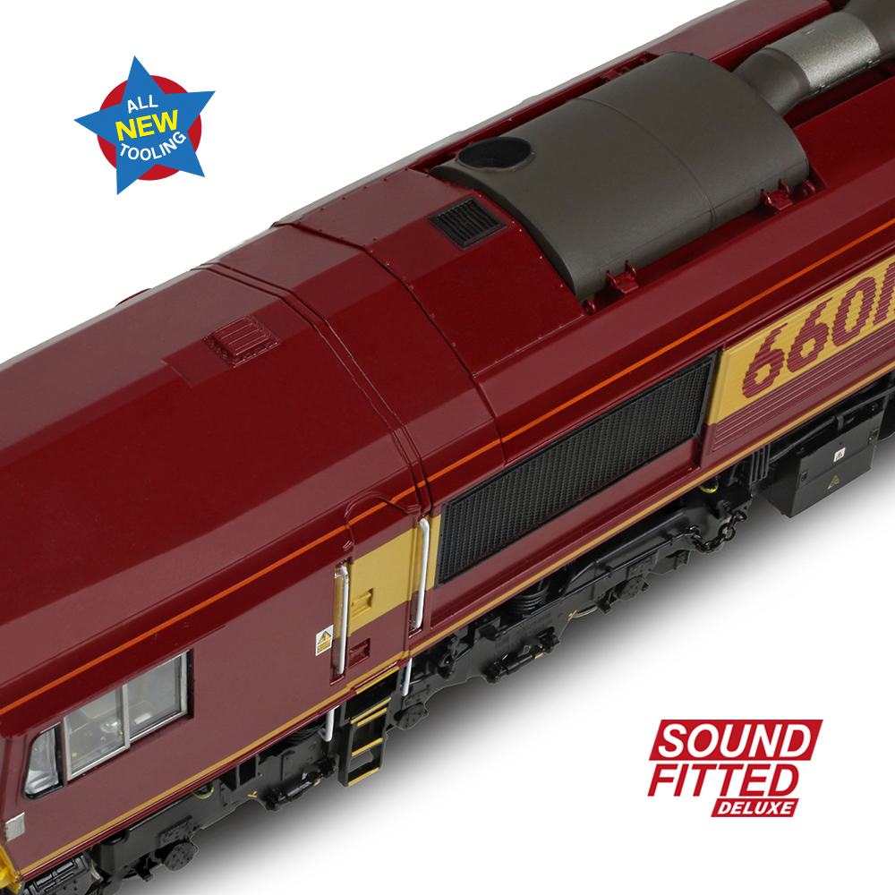 Bachmann 50-000SFX Class 66/0 66015 EWS - OO Gauge
