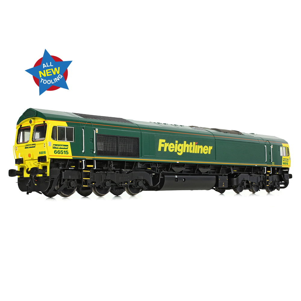 Bachmann 50-001 Class 66/5 66515 Freightliner Green - OO Gauge