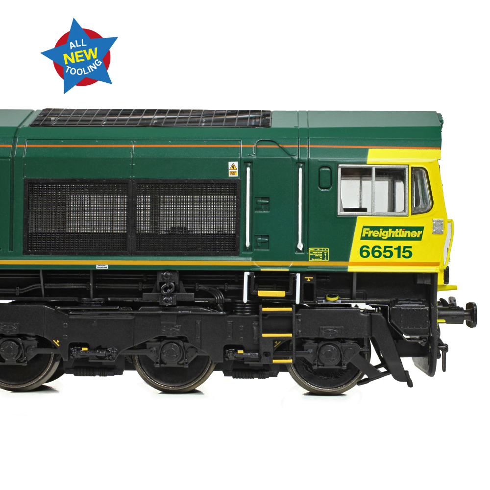 Bachmann 50-001 Class 66/5 66515 Freightliner Green - OO Gauge