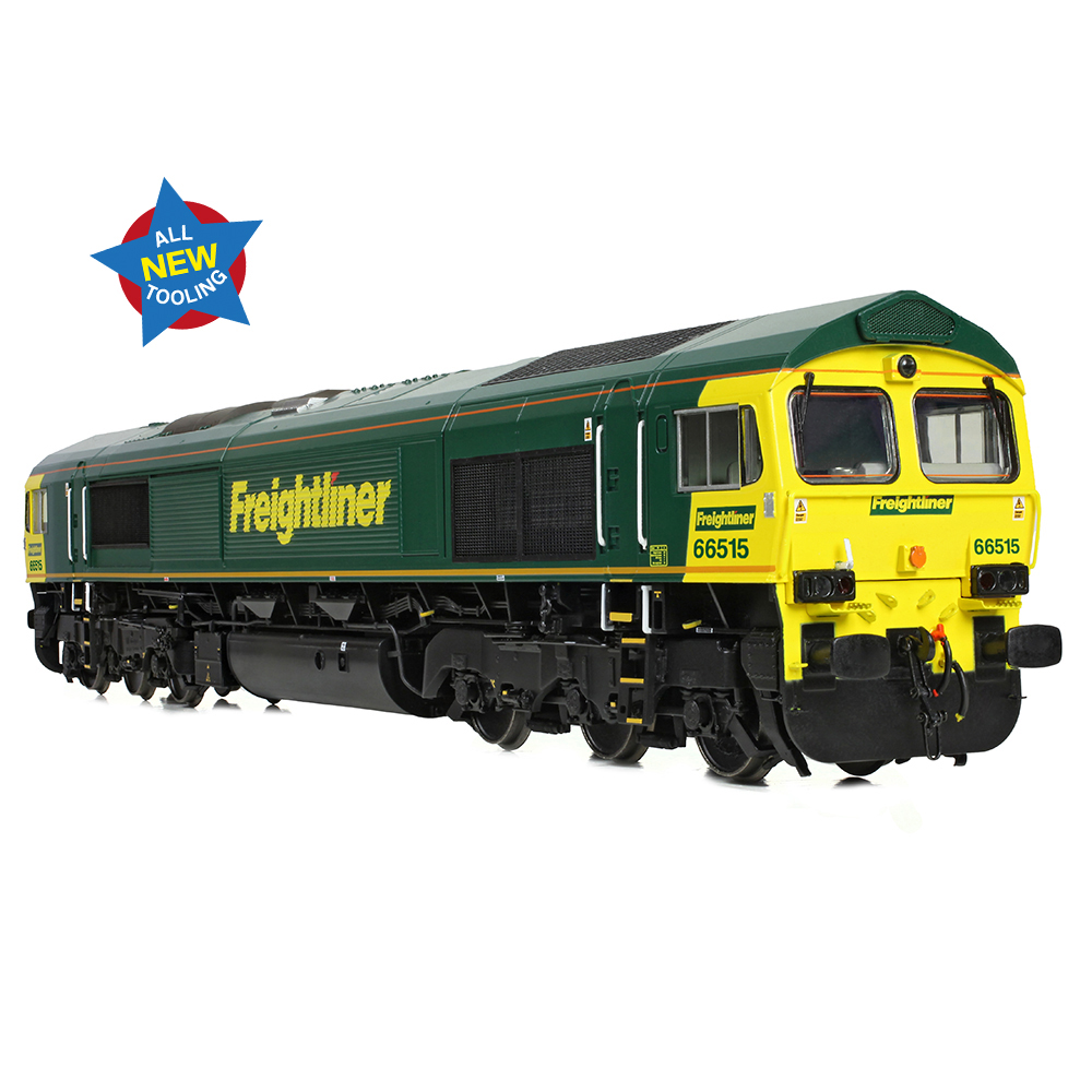 Bachmann 50-001 Class 66/5 66515 Freightliner Green - OO Gauge