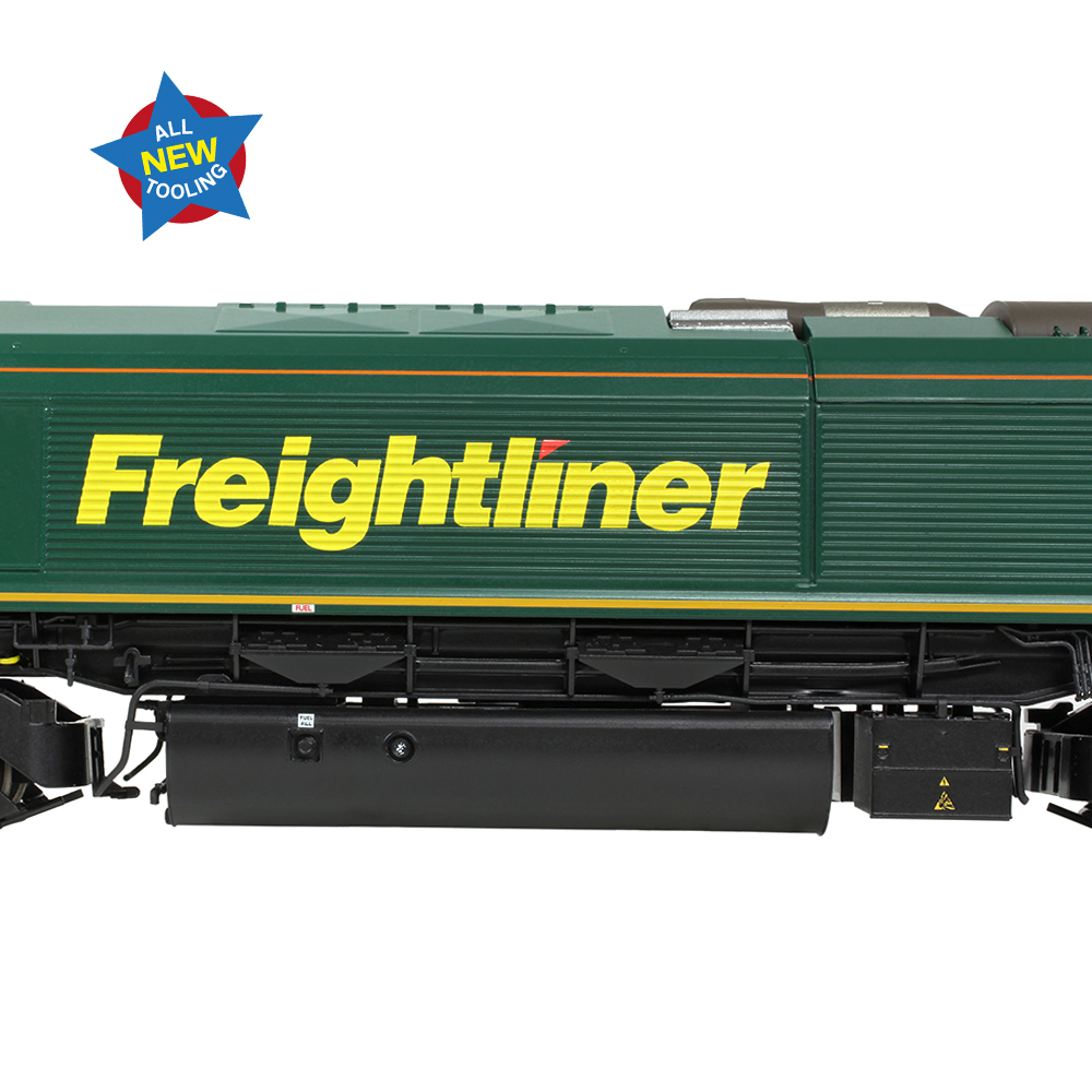 Bachmann 50-002 Class 66/6 66606 Freightliner Green - OO Gauge