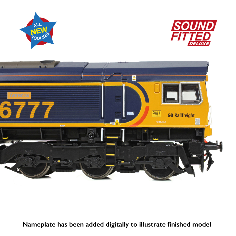 Bachmann 50-003ASFX Class 66/7 66777 'Annette' GBRf Europorte - OO Gauge