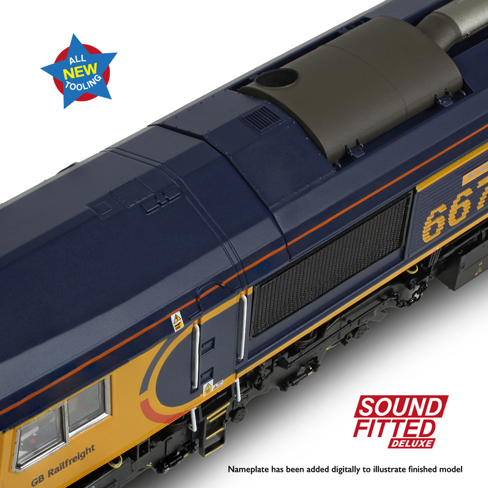 Bachmann 50-003ASFX Class 66/7 66777 'Annette' GBRf Europorte - OO Gauge