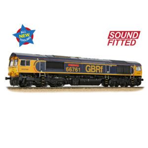 Bachmann 50-003SF Class 66/7 66761 'Wensleydale Railway Association' GBRf Europorte - OO Gauge