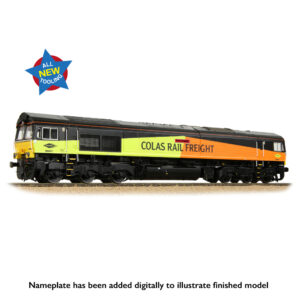 Bachmann 32-738Z Class 66136 DB Cargo YIWU-LONDON Train branding - OO Gauge