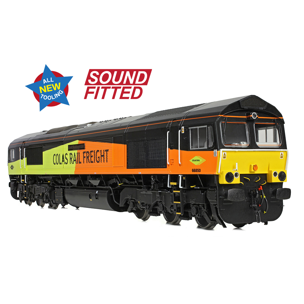 Bachmann 50-004ASF Class 66/8 66850 'David Maidment OBE' Colas Rail Freight - OO Gauge
