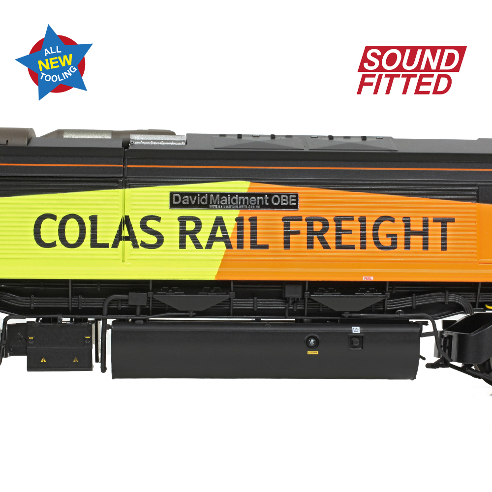 Bachmann 50-004ASF Class 66/8 66850 'David Maidment OBE' Colas Rail Freight - OO Gauge