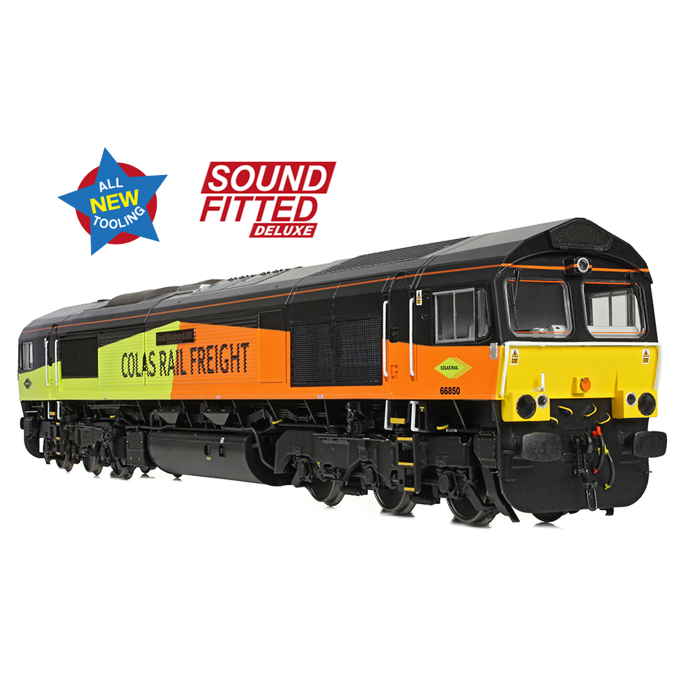 Bachmann 50-004ASFX Class 66/8 66850 'David Maidment OBE' Colas Rail Freight - OO Gauge