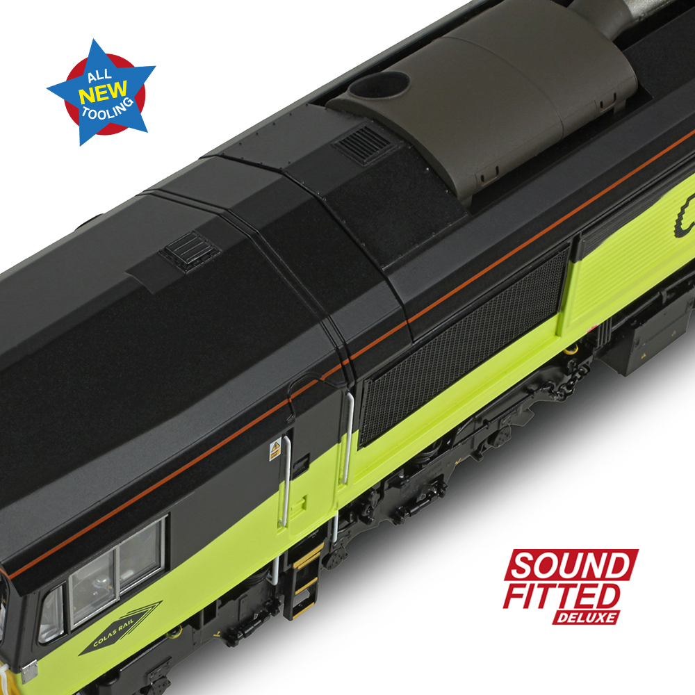 Bachmann 50-004ASFX Class 66/8 66850 'David Maidment OBE' Colas Rail Freight - OO Gauge