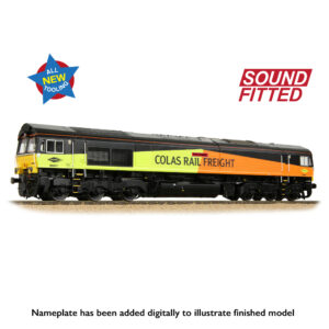 Bachmann 50-004SF Class 66/8 66847 'Terry Baker' Colas Rail Freight - OO Gauge