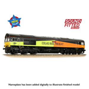 Bachmann 50-004SFX Class 66/8 66847 'Terry Baker' Colas Rail Freight - OO Gauge