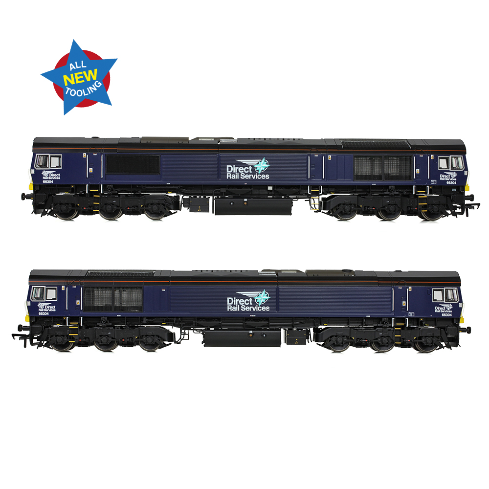 Bachmann 50-009 Class 66/3 66304 DRS Compass (Small Logo) - OO Gauge