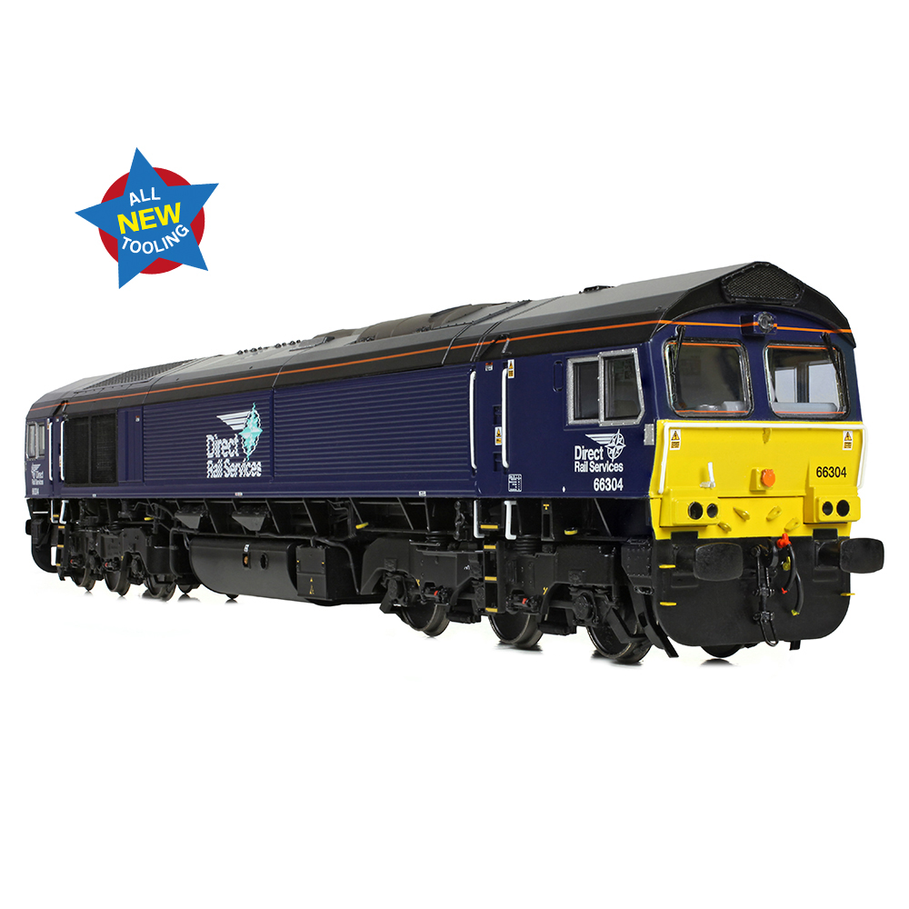 Bachmann 50-009 Class 66/3 66304 DRS Compass (Small Logo) - OO Gauge