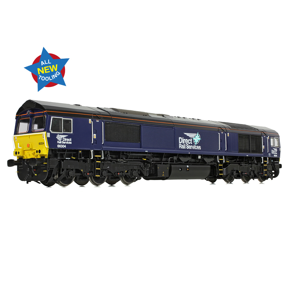 Bachmann 50-009 Class 66/3 66304 DRS Compass (Small Logo) - OO Gauge