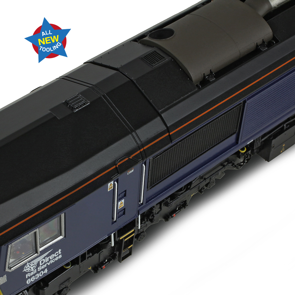 Bachmann 50-009 Class 66/3 66304 DRS Compass (Small Logo) - OO Gauge
