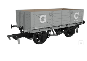 Rapido Trains 972008 GER Dia.17 5-plank – GCR No.32017 - OO Gauge