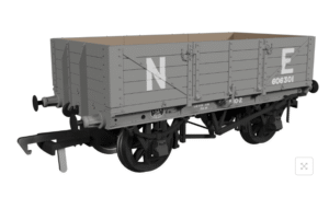 Rapido Trains 972010 GER Dia.17 5-plank – LNER (pre-36) No.606301 - OO Gauge