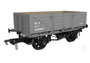 Rapido Trains 972011 GER Dia.17 5-plank – LNER (post-36) No.629814 - OO Gauge