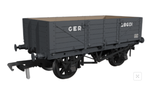 Rapido Trains 972017 GER Dia.17 5-plank – GER (As Preserved) No.28601 - OO Gauge