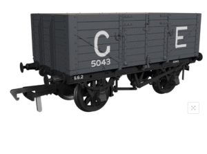 Rapido Trains 973010 GER Dia.48 7-plank – GER (As Preserved) No.5043 - OO Gauge