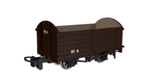 Rapido 990001 - 009 Dropside Open - Plain Brown No.4