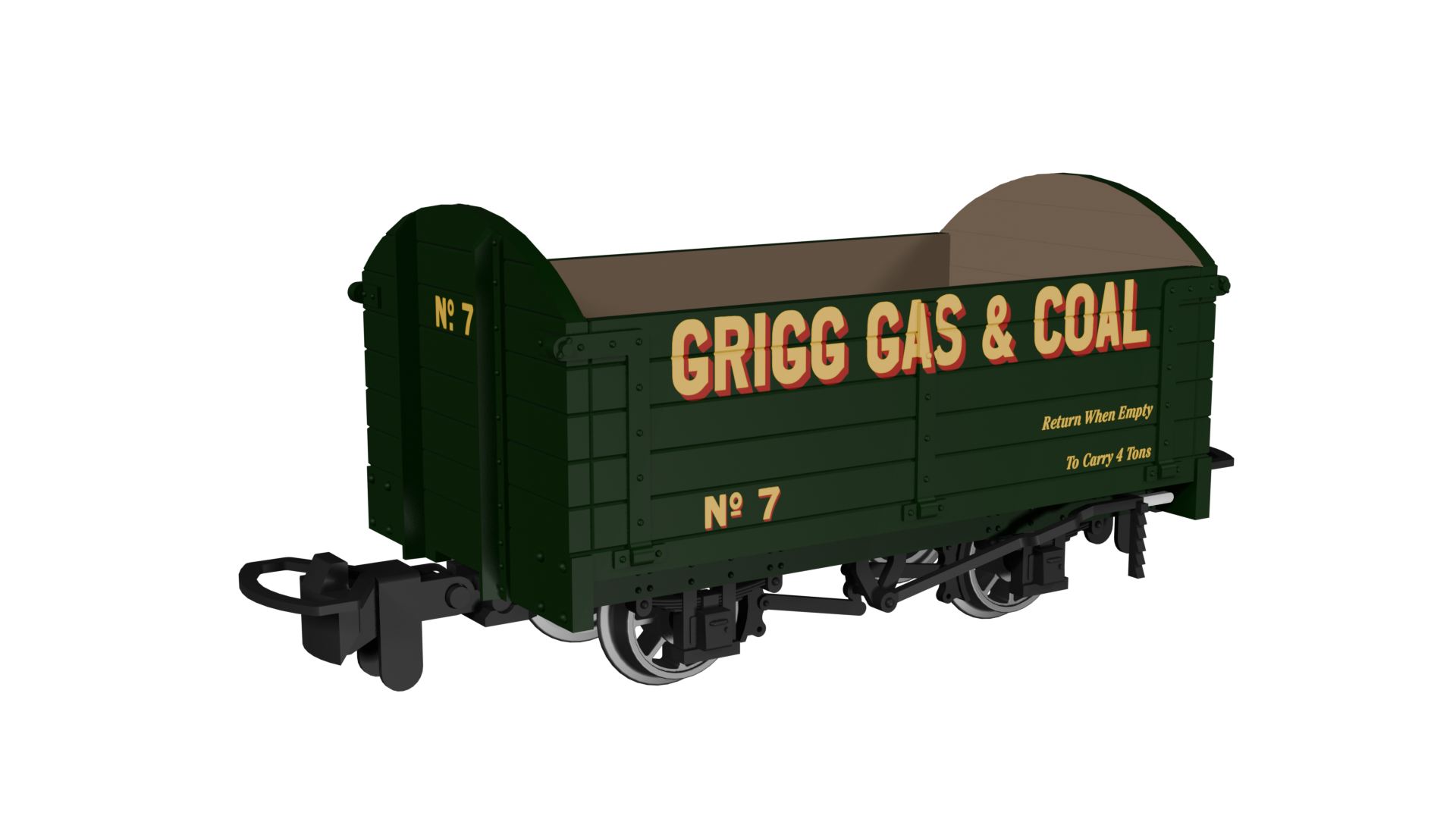 Rapido 990006 - 009 Dropside Open - Grigg Gas & Coal No.7