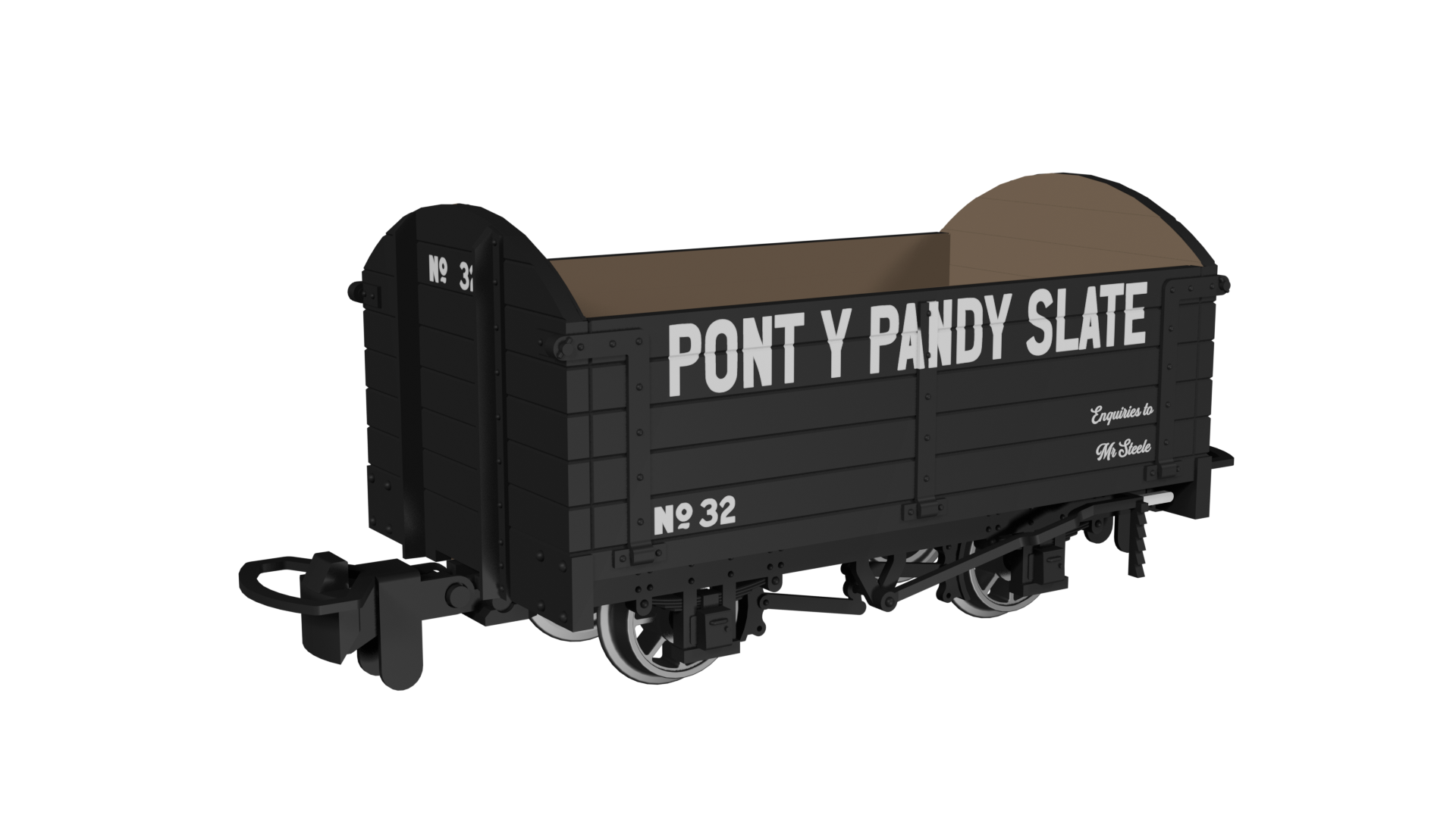 Rapido 990007 - 009 Dropside Open - Pont y Pandy Slate No.32
