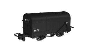 Rapido 990201 - 009 Gunpowder Van -  Plain Black No.31