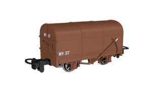 Rapido 990204 - 009 Gunpowder Van -  Plain Rusty Brown No.37