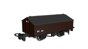 Rapido 990401 - 009 Peaked Roof Van -  Plain Brown No.20