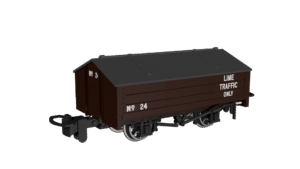 Rapido 990402 - 009 Peaked Roof Van -  Brown 'Lime' No.24
