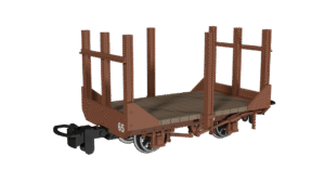 Rapido 990705 - 009 Stake Wagon -  Plain Rusty Brown No.65