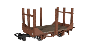 Rapido 990706 - 009 Stake Wagon -  Plain Rusty Brown No.74