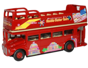 OXFORD DIECAST SP016 Routemaster Open Top - Washington Sightseeing - OO Gauge