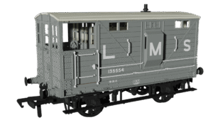 Rapido 987003 LNWR D17b Brake - LMS (pre-36) No.135554 - OO Gauge