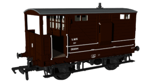 Rapido 987005 LNWR D17b Brake - LMS (post-36) No.130894 - OO Gauge