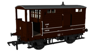 Rapido 987006 LNWR D17b Brake - LMS (post-36) No.148236 - OO Gauge