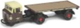 Oxford Diecast 120MH003 Scammell Mechanical Horse Flat Trailer GWR  - 1:120 Scale