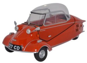 Oxford Diecast 18MBC001 Messerschmitt KR200 Bubble Car Rouge Sarde  - 1:18 Scale