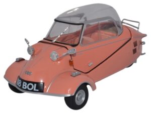Oxford Diecast 18MBC003 Messerschmitt KR200 Bubble Top - Rose  - 1:18 Scale